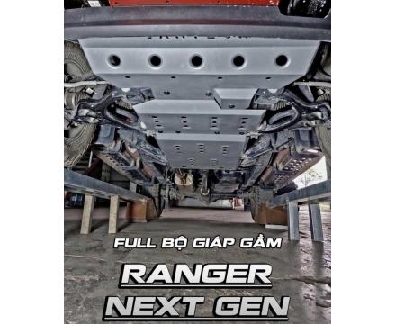 Giáp gầm Cantech full bộ cho Ford Ranger nextgen 2023+