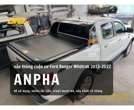 Nắp thùng cuộn cơ Anpha dành cho Ford Ranger Wildtrak 2013-2022